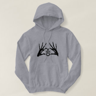 Sudadera LOGO de 303 Skull Heart Hands