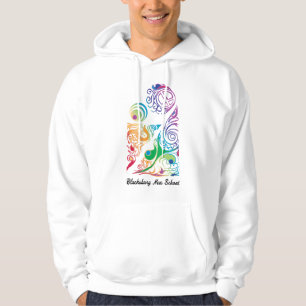 Sudadera Logo de arte de las nuevas clases de arco iris de 