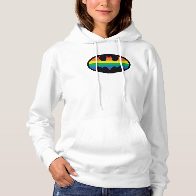 Sudadera Logo de Batman Rainbow (Anverso)