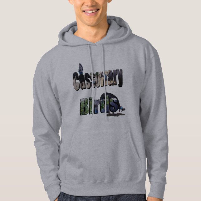 Sudadera Logo de Cassowary Birds Picture, Hoodie (Anverso)