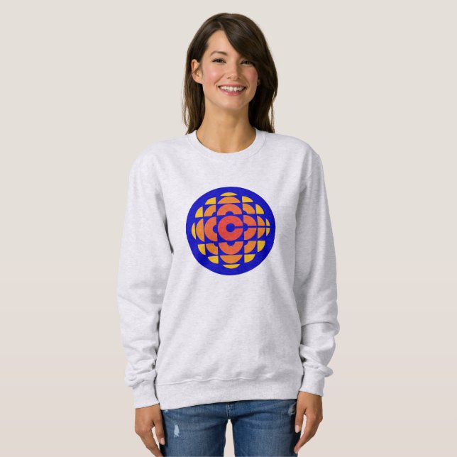 Sudadera Logo de CBC 1974 Camisas suaves para mujeres (Anverso completo)