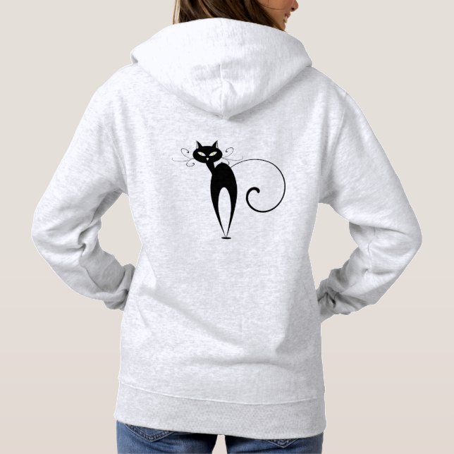 Sudadera Logo de "FRANCAIS" Princesse de Luxe Chat Noir (Reverso)