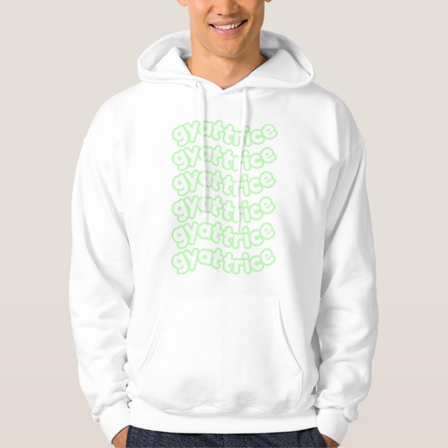 Sudadera Logo de @gyattrice Pastel Green Men's (Anverso)