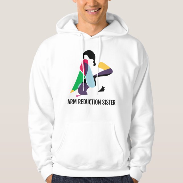 Sudadera Logo de Hermanas de Reducción de Daños (Anverso)