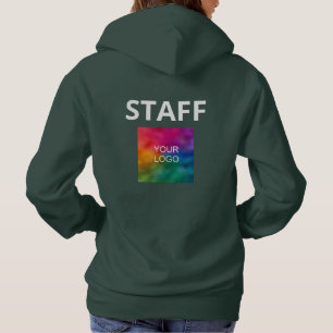 Sudadera Logo De La Compañía De Empleados Aquí Mujeres