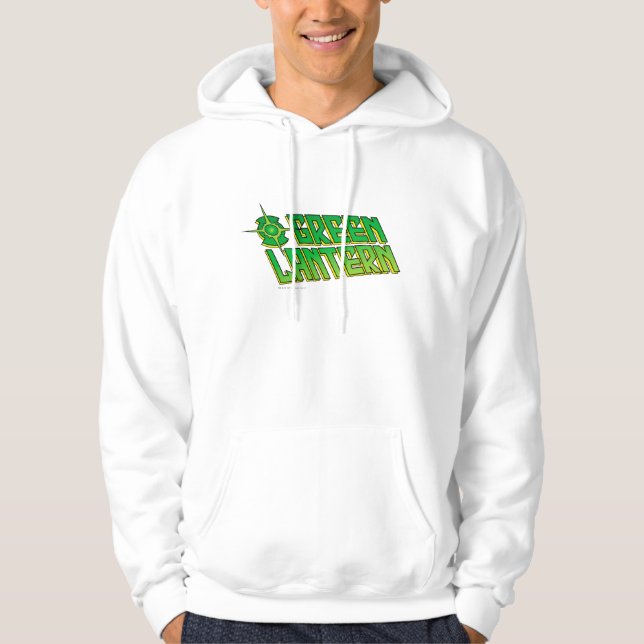 Sudadera Logo de la Linterna Verde - inclinado (Anverso)