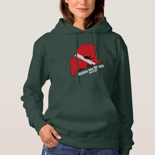 Sudadera Logo de Maineiac Divers Silhouette mujeres Swweats (Anverso)