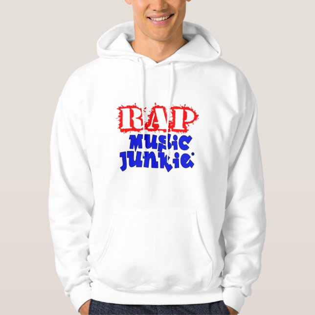 Sudadera Logo de MJ Azul Rojo (Anverso)
