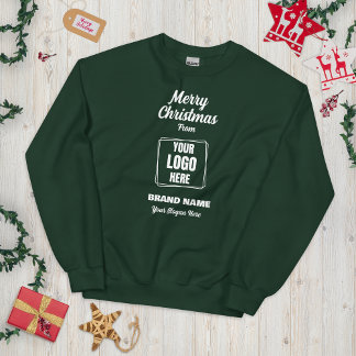 Sudadera Logo de navidad Feliz regalo de personal de esloga