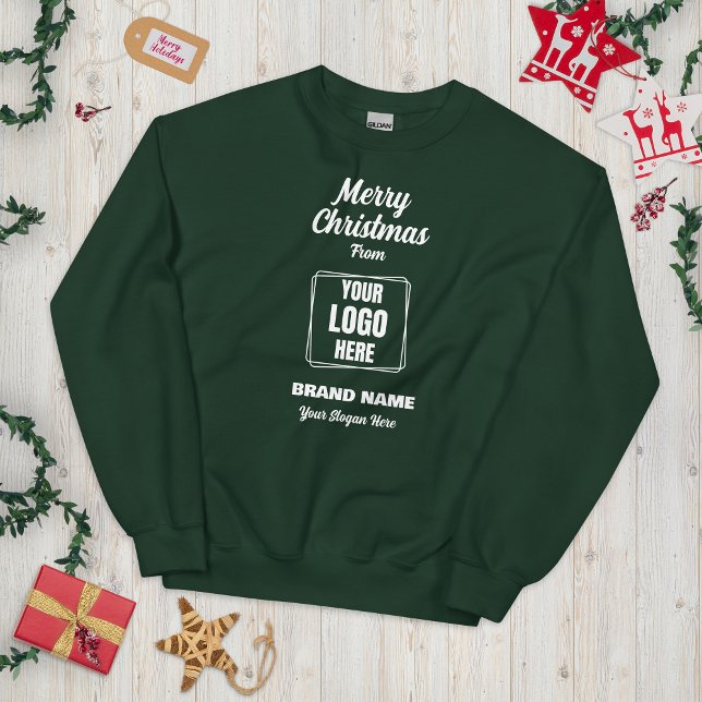 Sudadera Logo de navidad Feliz regalo de personal de esloga (Subido por el creador)
