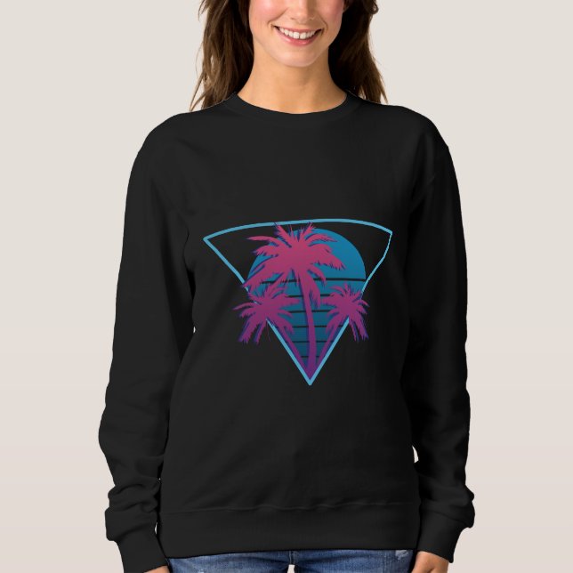 Sudadera Logo de Palmeras Retro (Anverso)