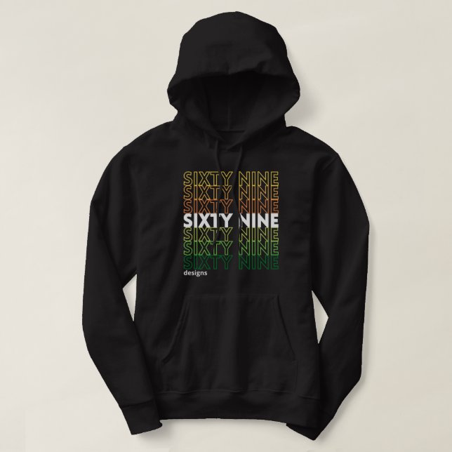Sudadera Logo de "SIXTYNINE DISIGNS" (Diseño del anverso)