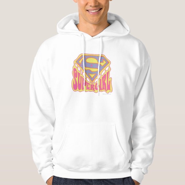 Sudadera Logo de Supergirl Groovy (Anverso)