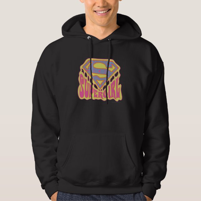 Sudadera Logo de Supergirl Groovy (Anverso)