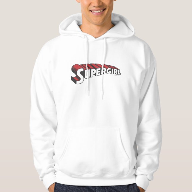 Sudadera Logo de Supergirl Red and White (Anverso)
