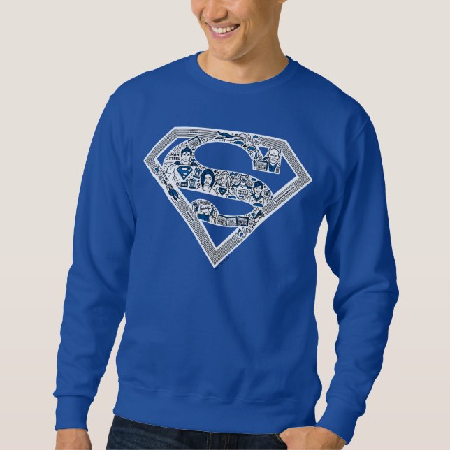 Sudadera Logo de Superman Doodle Art (Anverso)