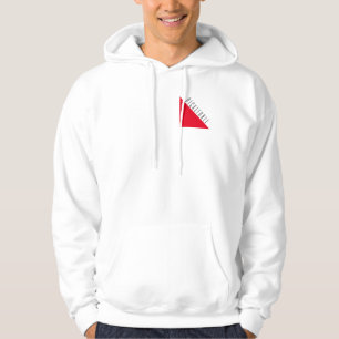Sudadera Logo De Texto De Baloncesto Rojo Brillante Y Depor