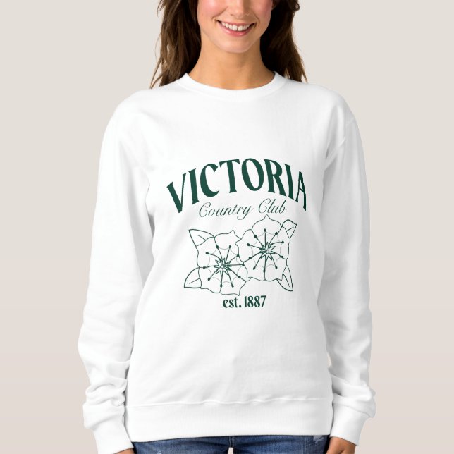 Sudadera Logo de VCC de Haley - Green (Anverso)