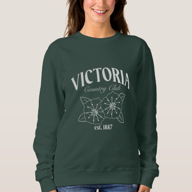 Sudadera Logo de VCC de Haley - White (Anverso)