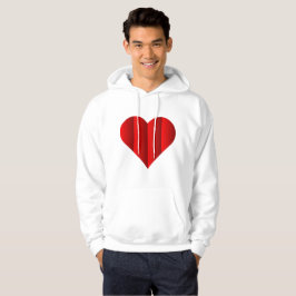 Sudadera Logo del Corazón Rojo