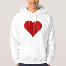 Sudadera Logo del Corazón Rojo