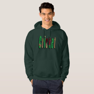 Sudadera Logo del juego de cricket, Hogar verde masculino