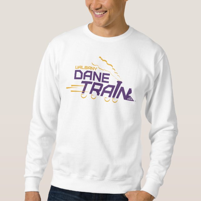 Sudadera Logo del Tren de Dane de la UAlbany (Anverso)