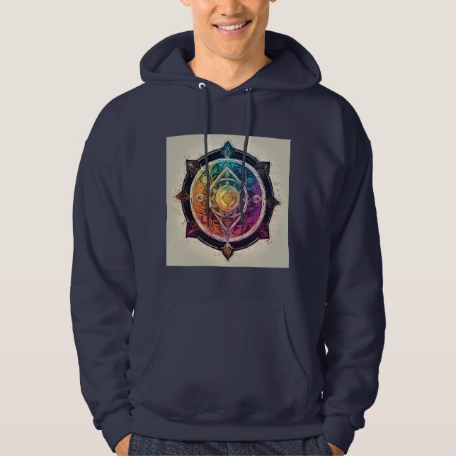 Sudadera Logo Espiritual Místico y Mágico - Estilo Tatuaje (Anverso)