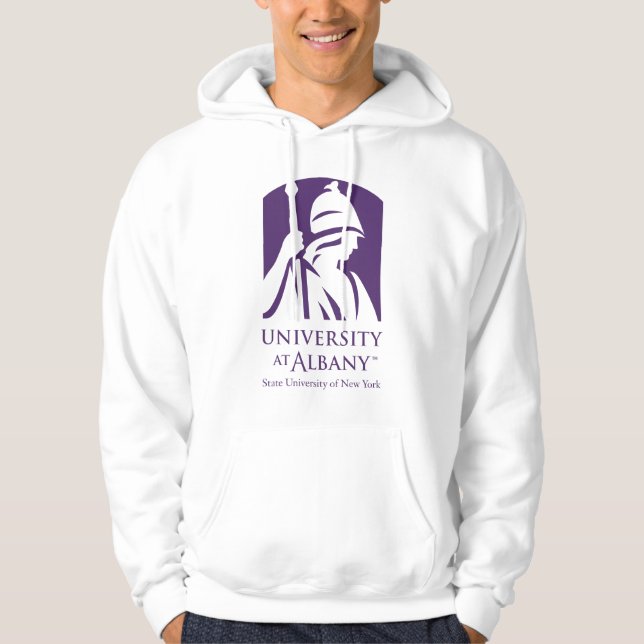 Sudadera Logo icónico de la Universidad de Albany (Anverso)