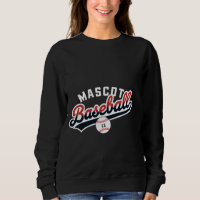 Logo retro mascota de béisbol
