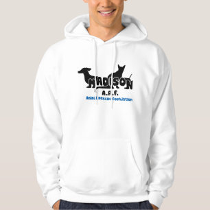 Sudadera logotipo blanco del esquema