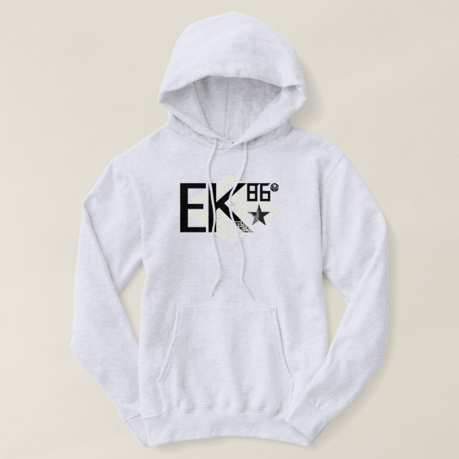 SUDADERA LOGOTIPO BLK EK86 (Diseño del anverso)