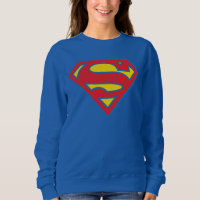 Logotipo clásico de Supergirl con contorno azul