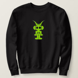 Sudadera logotipo clásico delante de impresión verde