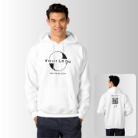 logotipo comercial Código QR marca swag Men White