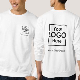 Sudadera Logotipo comercial personalizado simple Texto haci