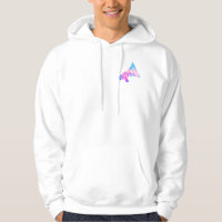 Logotipo de arco iris Hoodie de pullover
