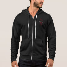 Logotipo de casket Zipper Hoodie