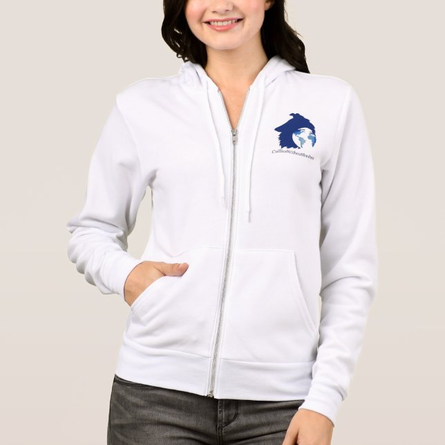 Sudadera logotipo de ColliesWithoutBorders (Anverso)