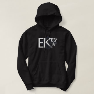 SUDADERA LOGOTIPO DE EK86 WHT