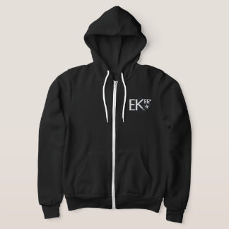 SUDADERA LOGOTIPO DE EK86 WHT