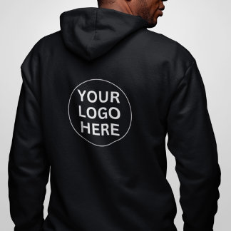 Sudadera Logotipo de equipo de negocio negro promocional de