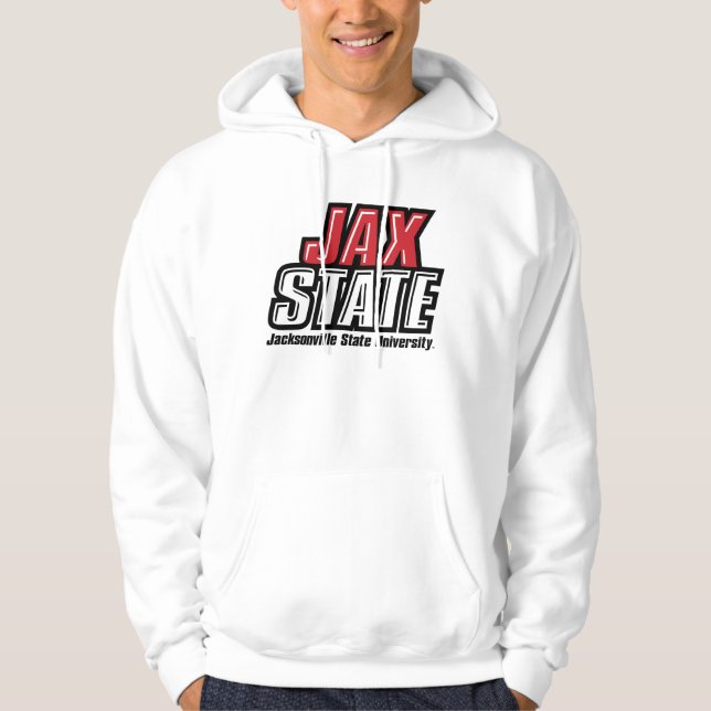 Sudadera Logotipo de Jacksonville State University JAX STAT (Anverso)