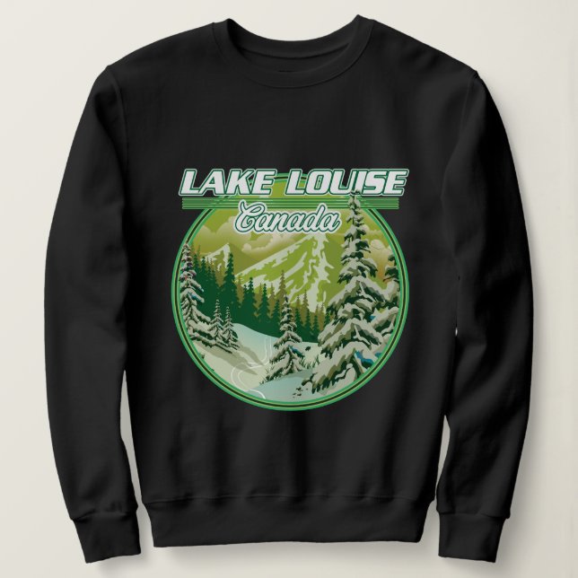 Sudadera logotipo de Lake Louise Canadá (Anverso del diseño)