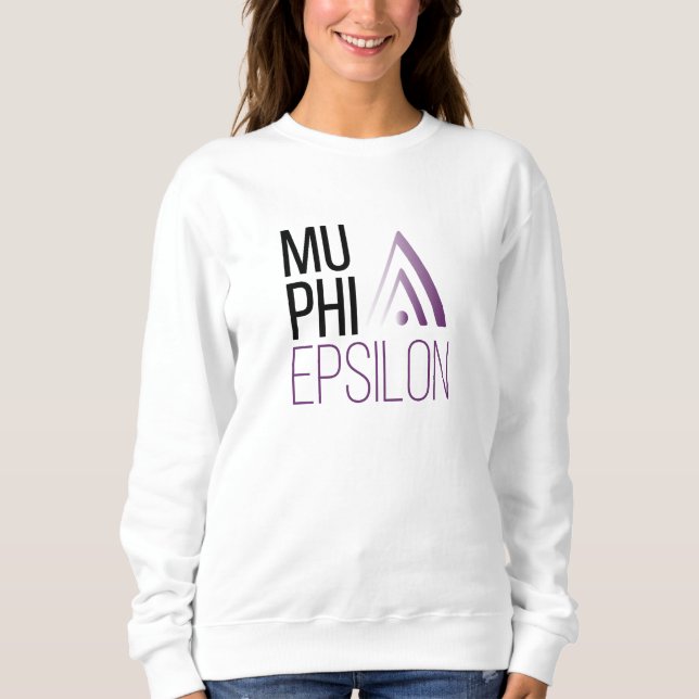 Sudadera Logotipo de Mu Phi Epsilon (Anverso)