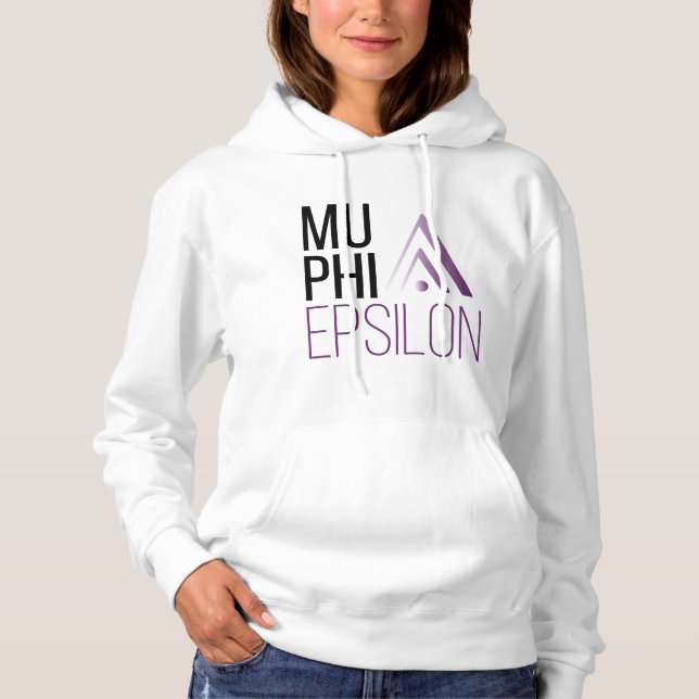 Sudadera Logotipo de Mu Phi Epsilon (Anverso)