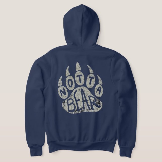 Sudadera Logotipo de Notta Bear Paw (Distribución Reverso )