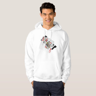 Sudadera Logotipo de póquer Queen Dimensional, Camisas suda