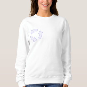 Sudadera Logotipo de reciclar Hoodie de las mujeres - Pullo