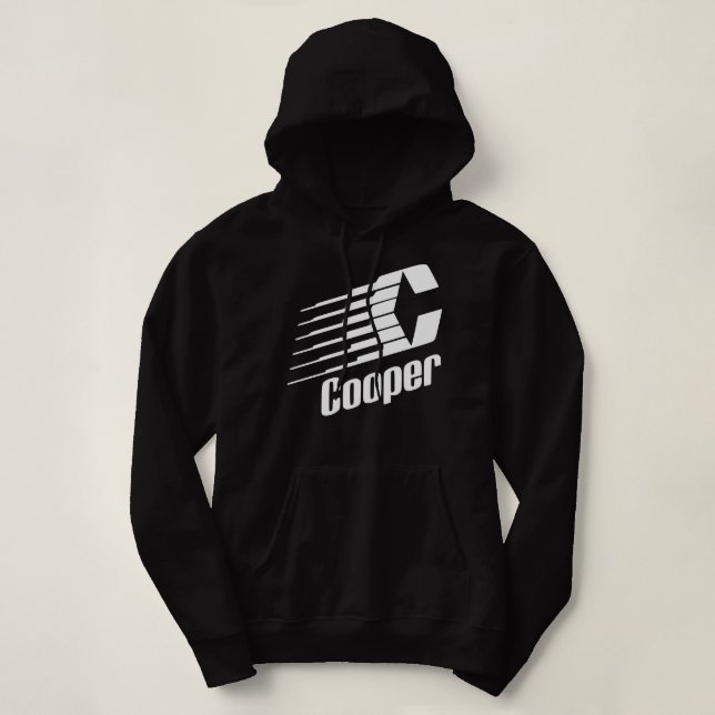 Sudadera Logotipo de retro de hockey Cooper con camiseta es (Diseño del anverso)